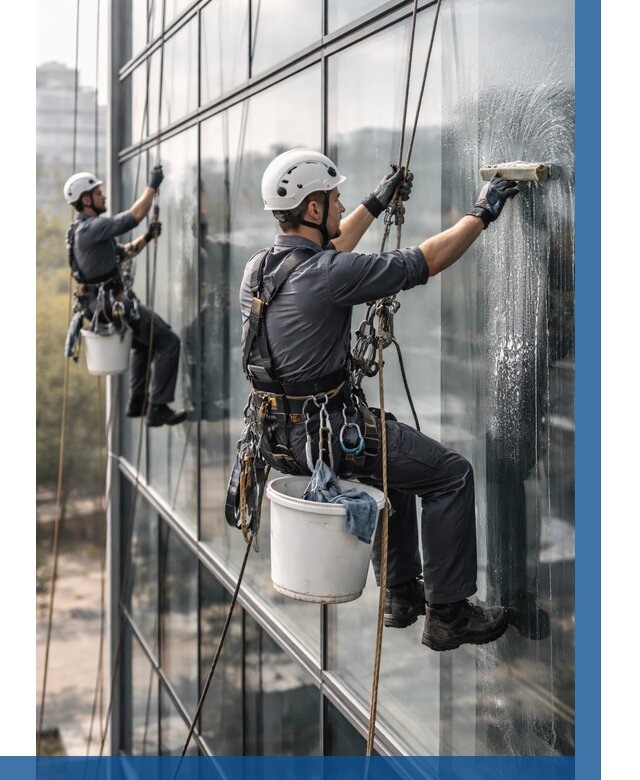 Мойка сплошного остекления в Видном, заказать от 311 р.| ВЫСОТНИК-Вдн