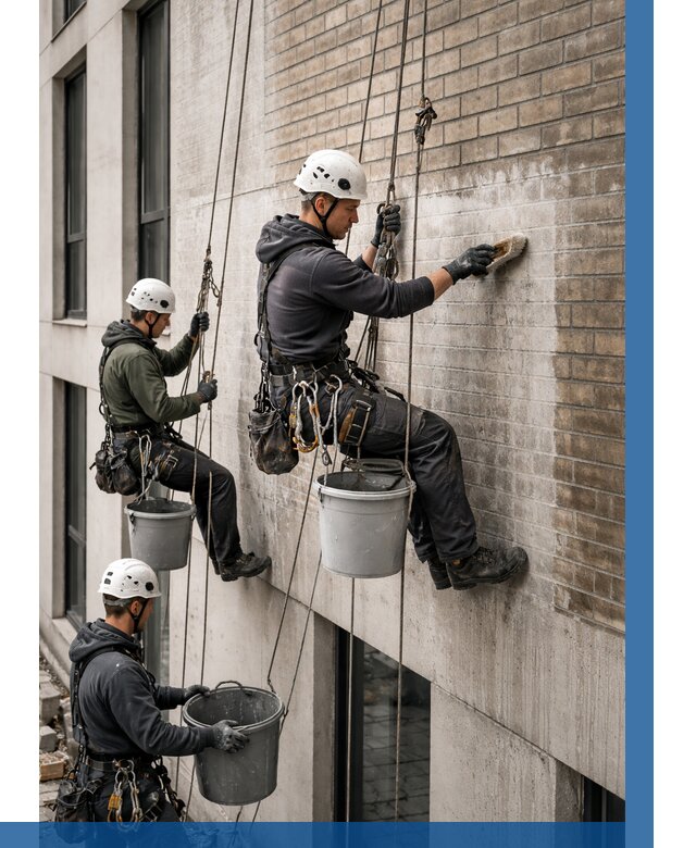 Удаление высолов с фасада в Видном от 259 р. | ВЫСОТНИК-Вдн