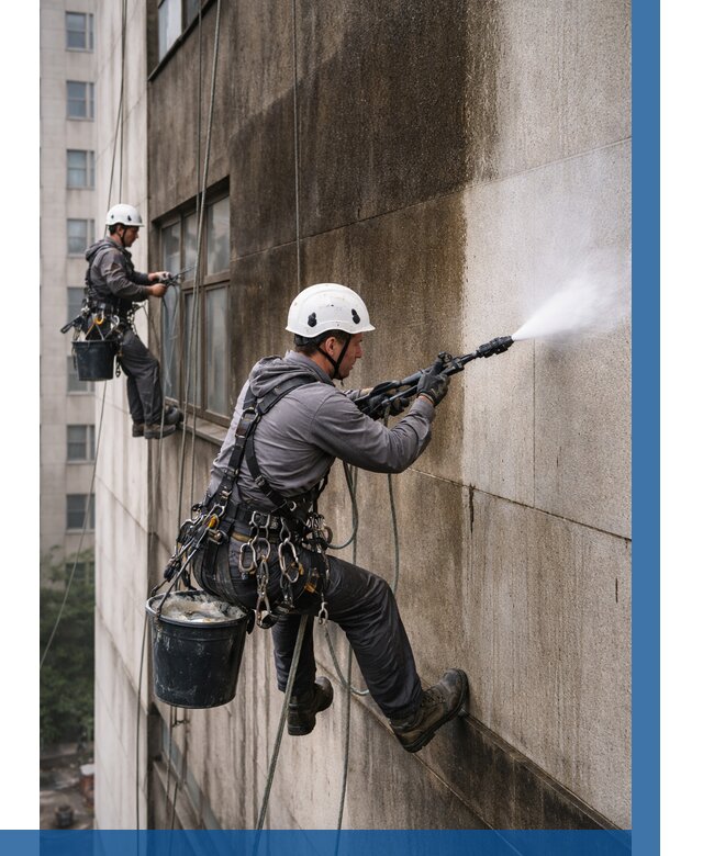 Очистка фасада от копоти в Видном от 259 р. | ВЫСОТНИК-Вдн