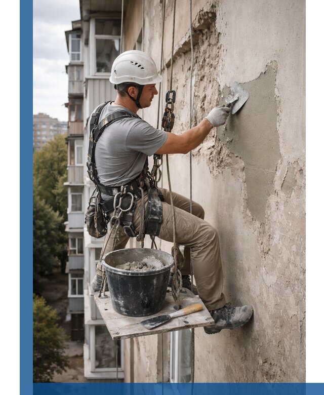 Восстановление фасадной штукатурки в Видном с гарантией качества