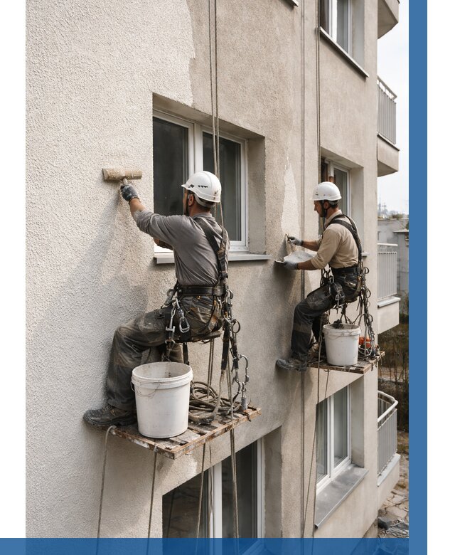 Нанесение короеда на фасад в Видном от 466 р. | ВЫСОТНИК-Вдн