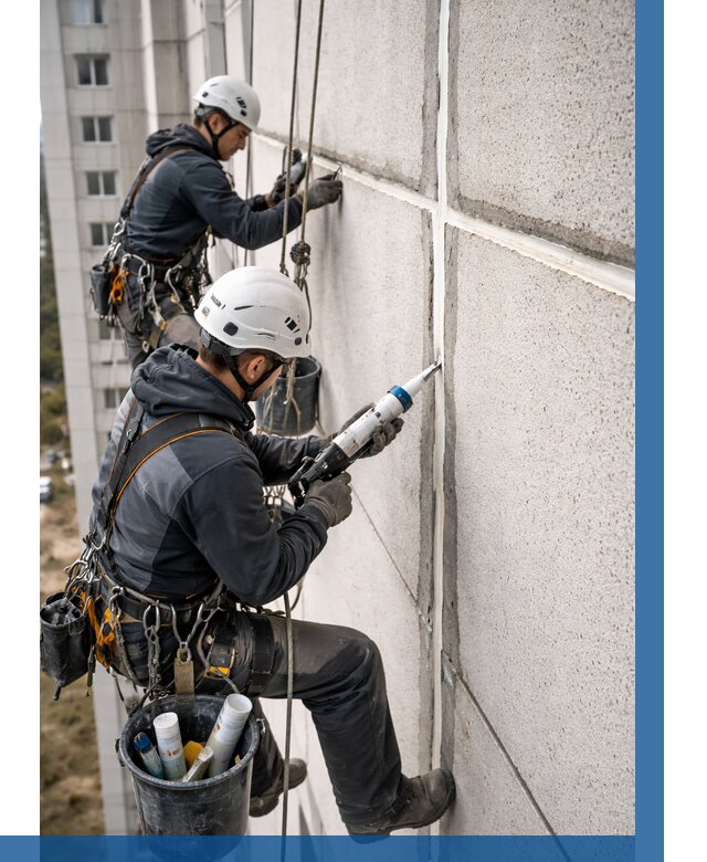 Герметизация межпанельных швов в Видном от 725 р. | ВЫСОТНИК-Вдн