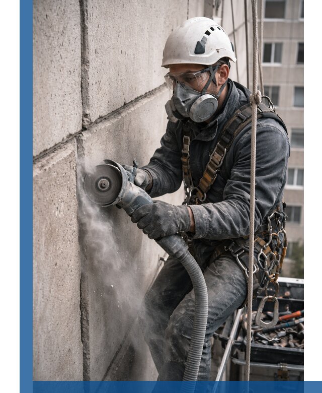 Штробление межпанельных швов в Видном качественно и быстро