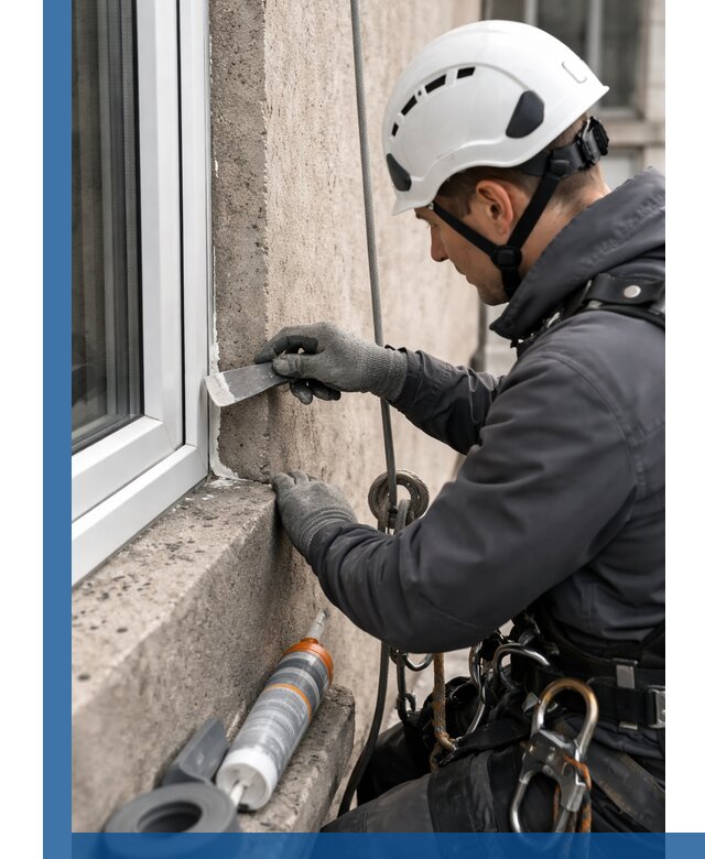 Герметизация монтажных швов окон в Видном с гарантией качества