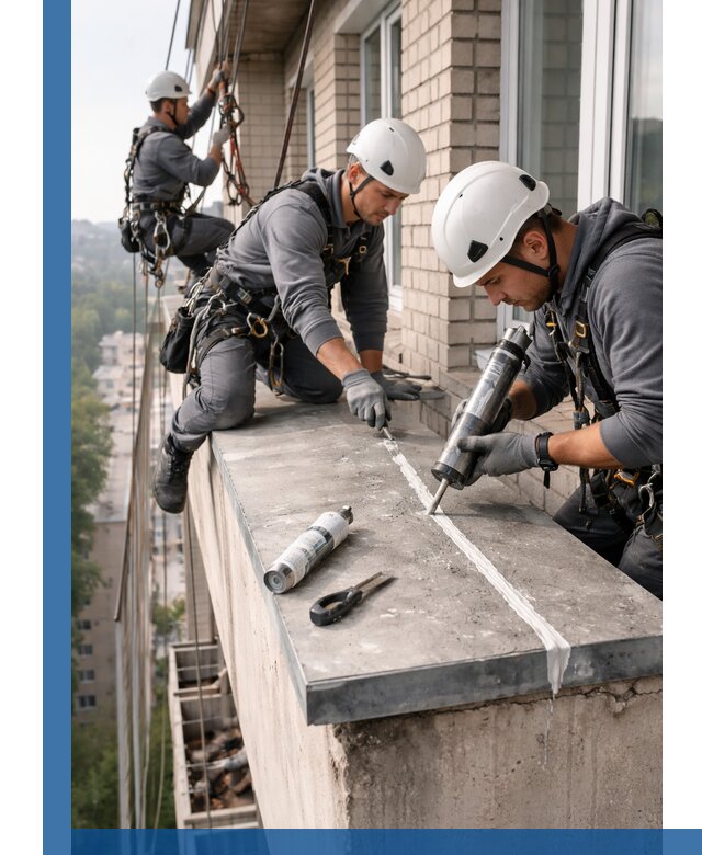 Герметизация балконного козырька в Видном профессионально