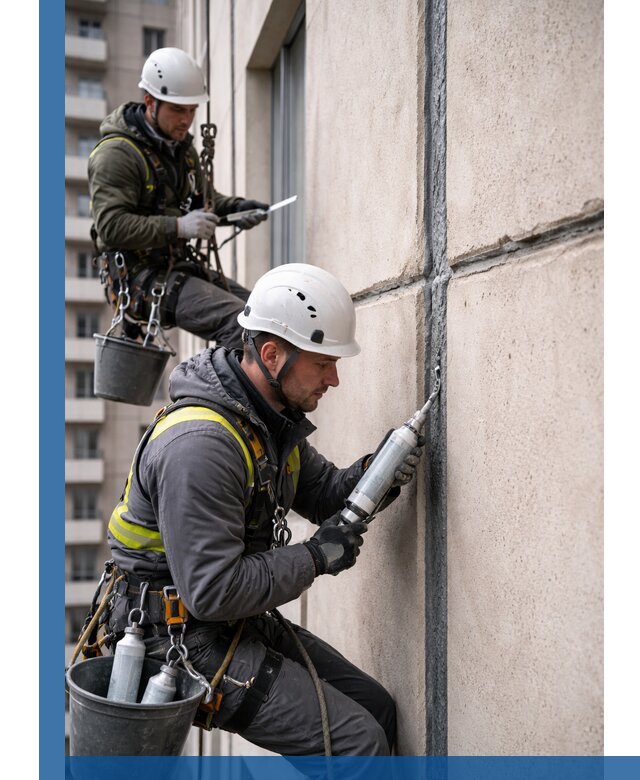 Герметизация деформационных швов фасада в Видном качественно