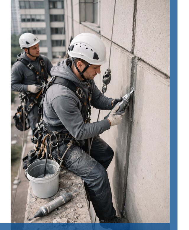 Ремонт деформационных швов здания в Видном от 1035 р. | ВЫСОТНИК-Вдн