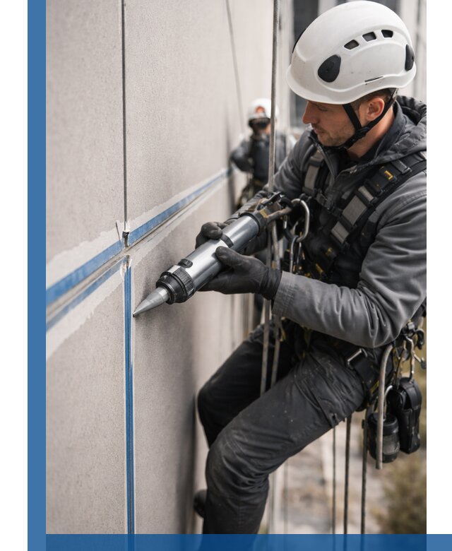 Герметизация стыков фасадных панелей в Видном качественно и быстро