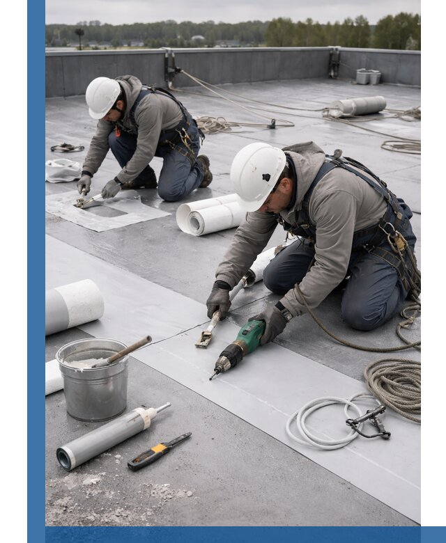 Ремонт мембранной кровли в Видном качественно и с гарантией