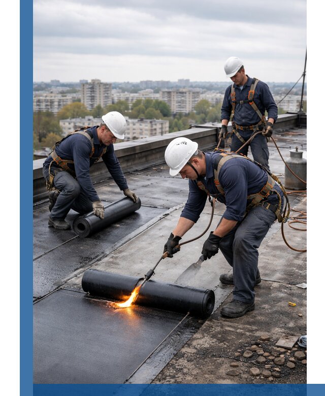 Ремонт наплавляемой кровли в Видном качественно и надежно
