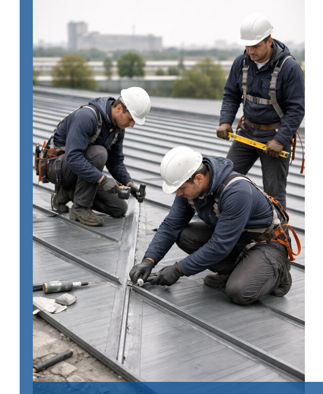 Ремонт фальцевой кровли в Видном срочно и качественно