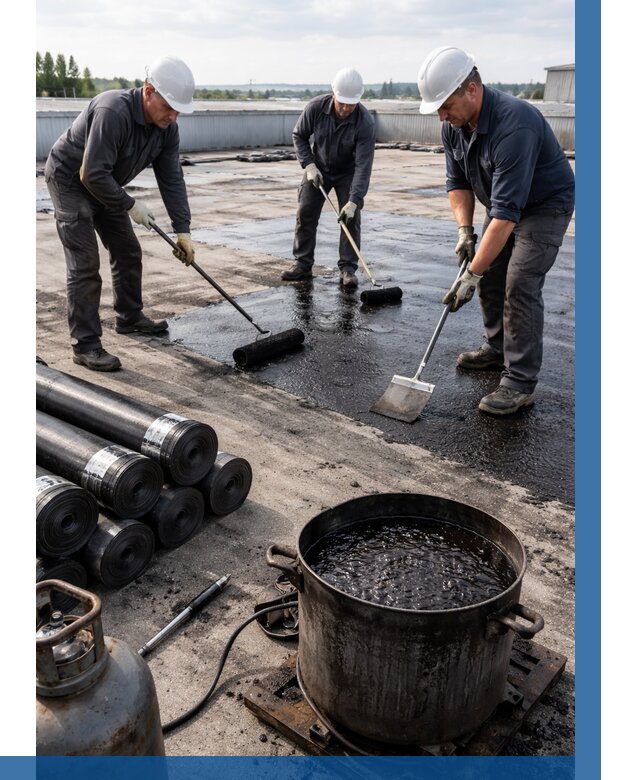 Гидроизоляция кровли мастикой в Видном от 621 р. | ВЫСОТНИК-Вдн