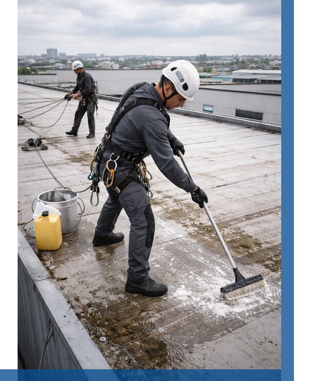 Очистка крыши по графику в Видном от 7763 р. | ВЫСОТНИК-Вдн