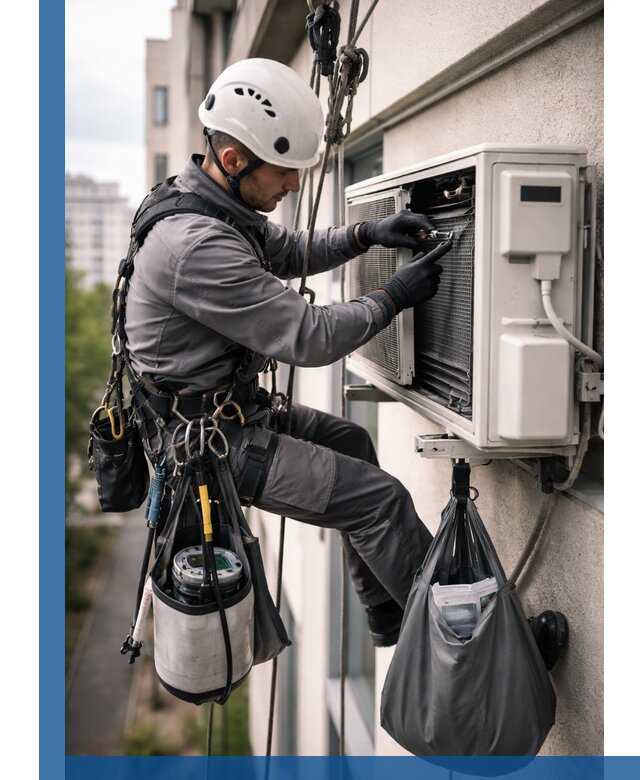 Обслуживание внешнего блока кондиционера в Видном профессионально