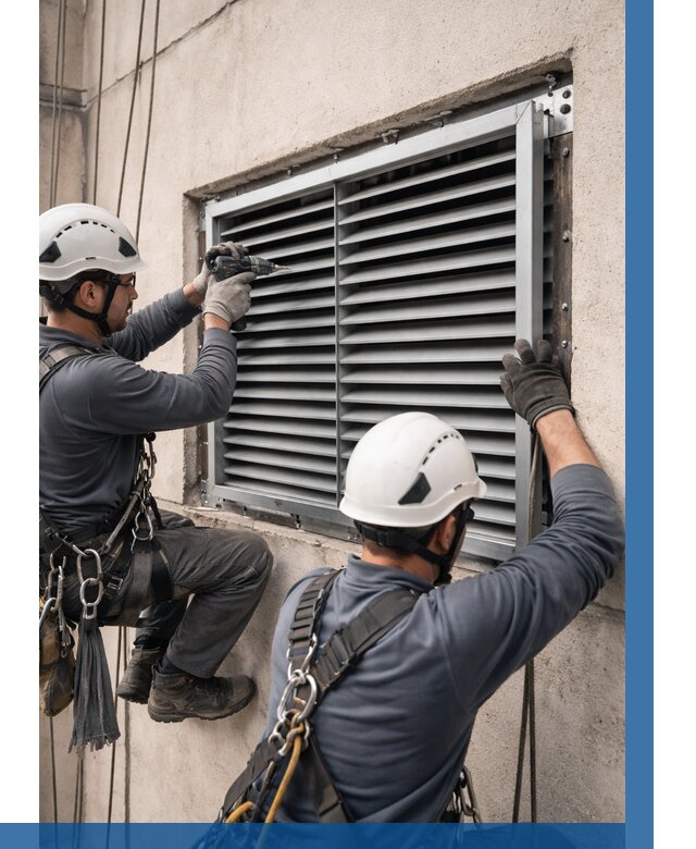 Монтаж вентиляционных решеток в Видном от 4658 р. | ВЫСОТНИК-Вдн