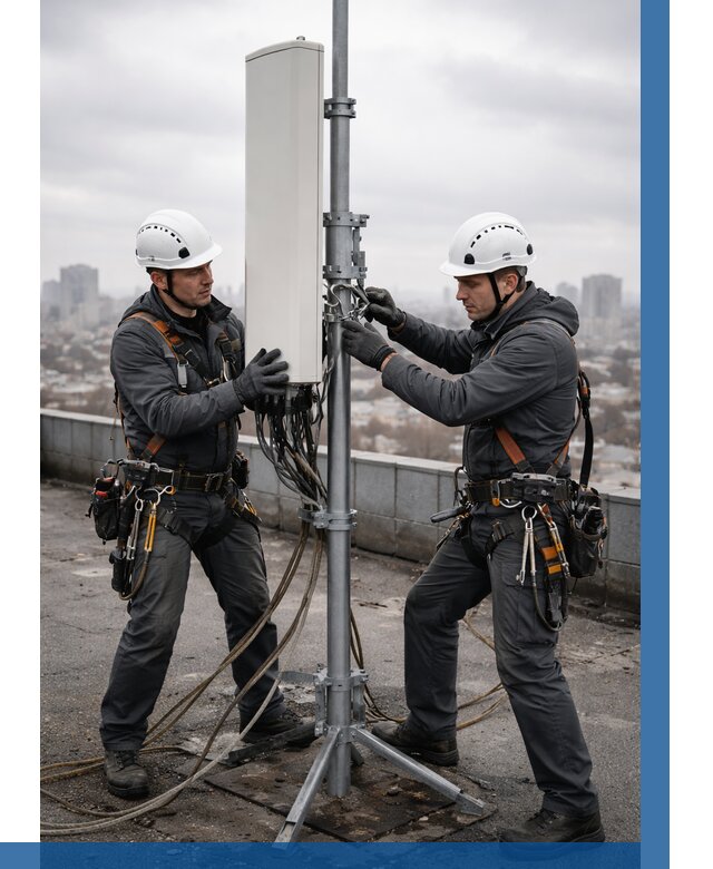 Монтаж антенн связи на крыше в Видном от 8798 р. | ВЫСОТНИК-Вдн