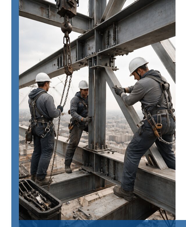 Профессиональный монтаж металлоконструкций на высоте в Видном