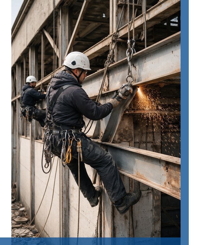 Демонтаж металлоконструкций на высоте в Видном от 6728р. |ВЫСОТНИК-Вдн