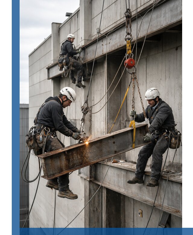 Демонтаж металлоконструкций на высоте в Видном под ключ