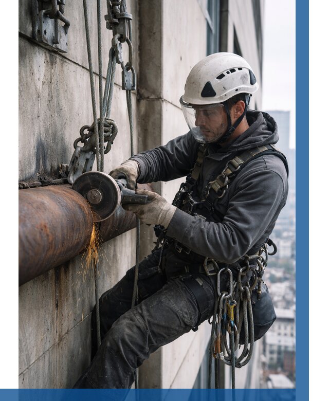 Резка металла на высоте в Видном по цене от 4658 р. | ВЫСОТНИК-Вдн