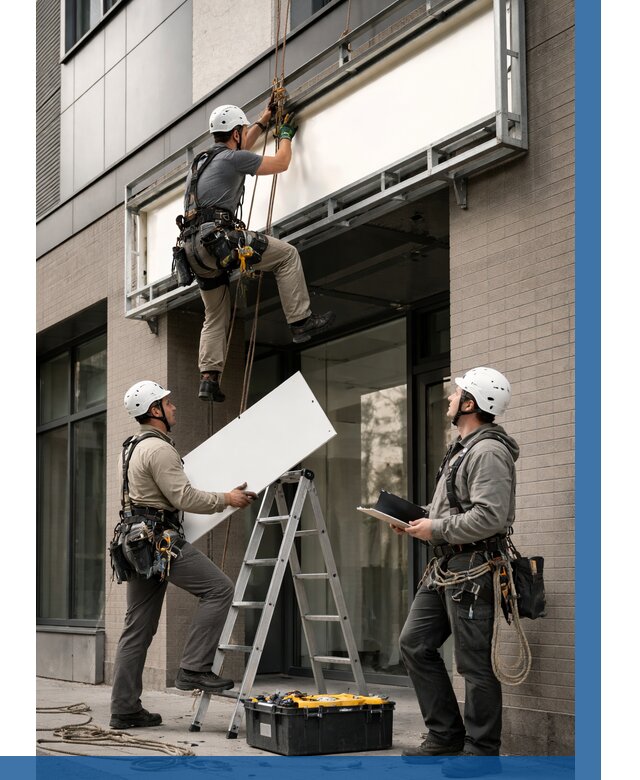 Монтаж светового короба в Видном от 6728 р. | ВЫСОТНИК-Вдн