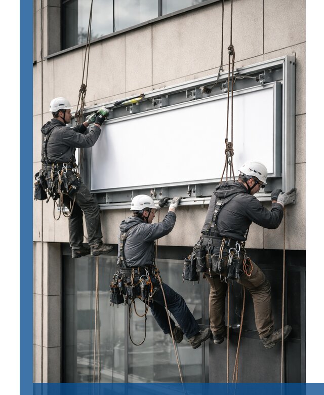 Профессиональный монтаж светового короба под ключ в Видном