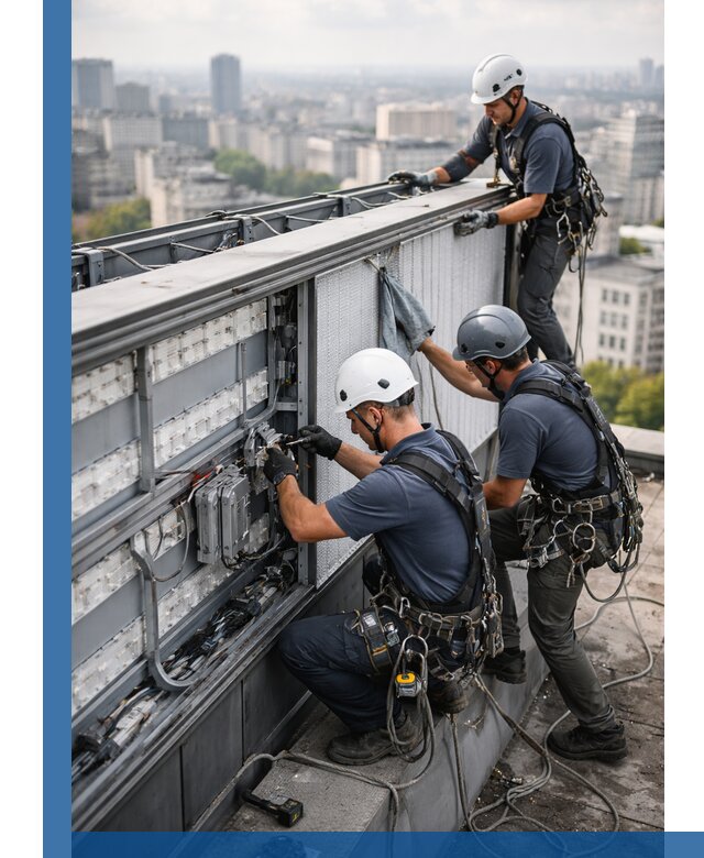 Профессиональное обслуживание крышной рекламы в Видном под ключ