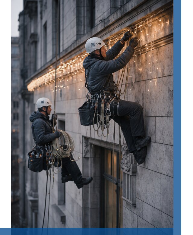 Монтаж новогодней иллюминации в Видном от 8798 р. | ВЫСОТНИК-Вдн