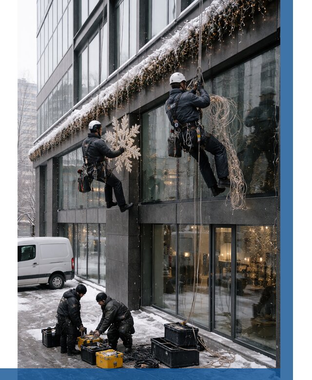 Демонтаж новогоднего оформления в Видном от 5693 р. | ВЫСОТНИК-Вдн