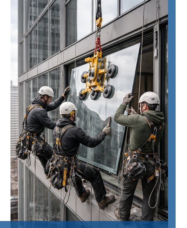 Фасадное остекление зданий под ключ в Видном от 10350 р. | ВЫСОТНИК-Вдн