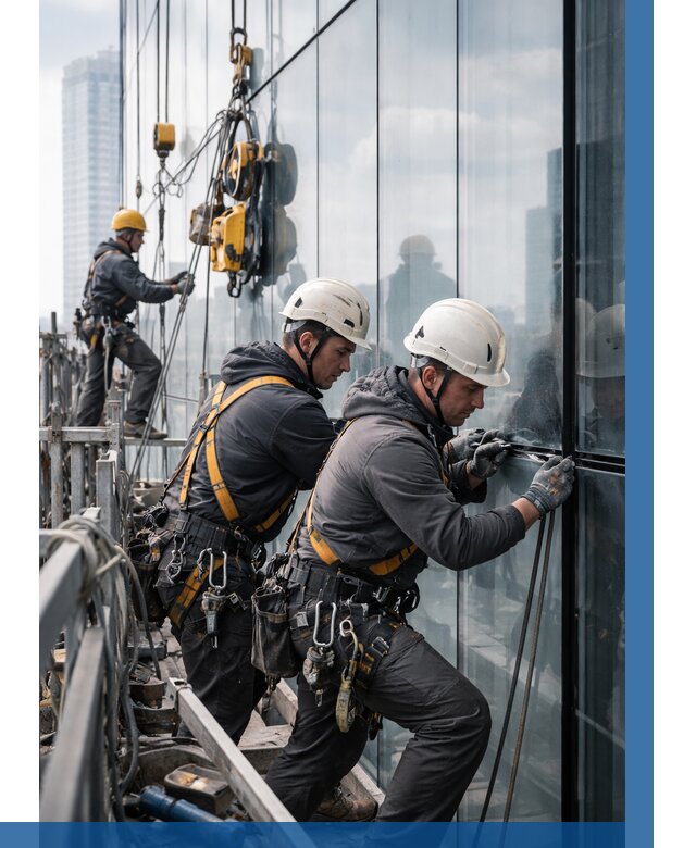 Структурное остекление фасадов в Видном от 9833 р. | ВЫСОТНИК-Вдн