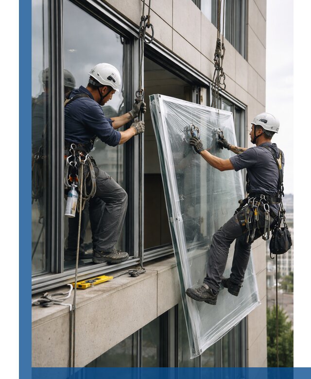 Профессиональная замена стекла в витраже в Видном с гарантией