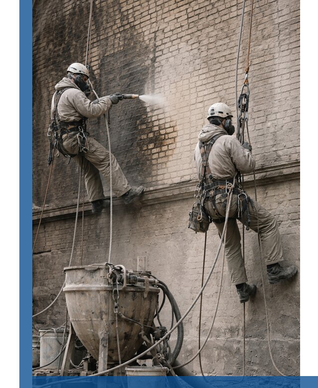 Пескоструйная очистка фасадов в Видном профессионально