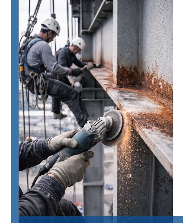 Зачистка металла от ржавчины и подготовка поверхностей в Видном