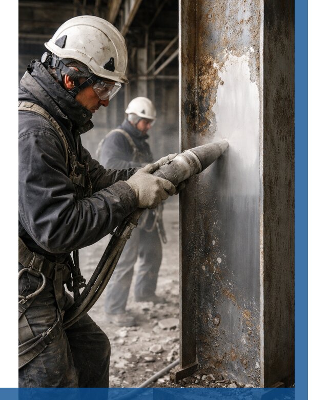 Удаление старой краски с металла в Видном от 466 р. | ВЫСОТНИК-Вдн