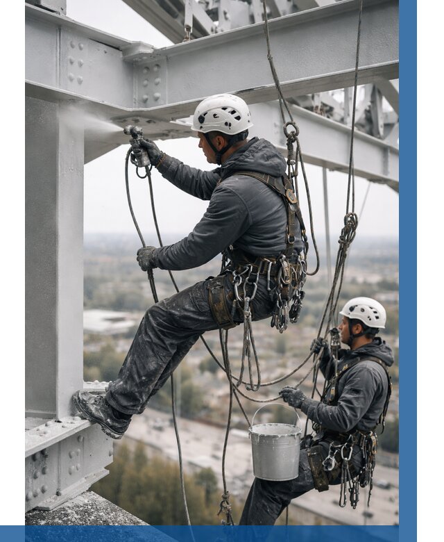 Покраска металлоконструкций на высоте в Видном 362 р |ВЫСОТНИК-Вдн