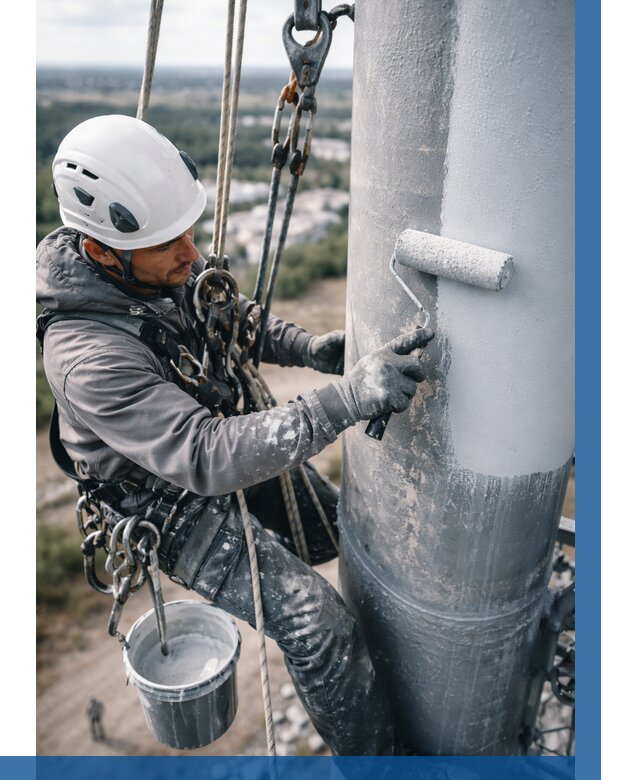 Покраска мачт связи под ключ в Видном от 880 р. | ВЫСОТНИК-Вдн