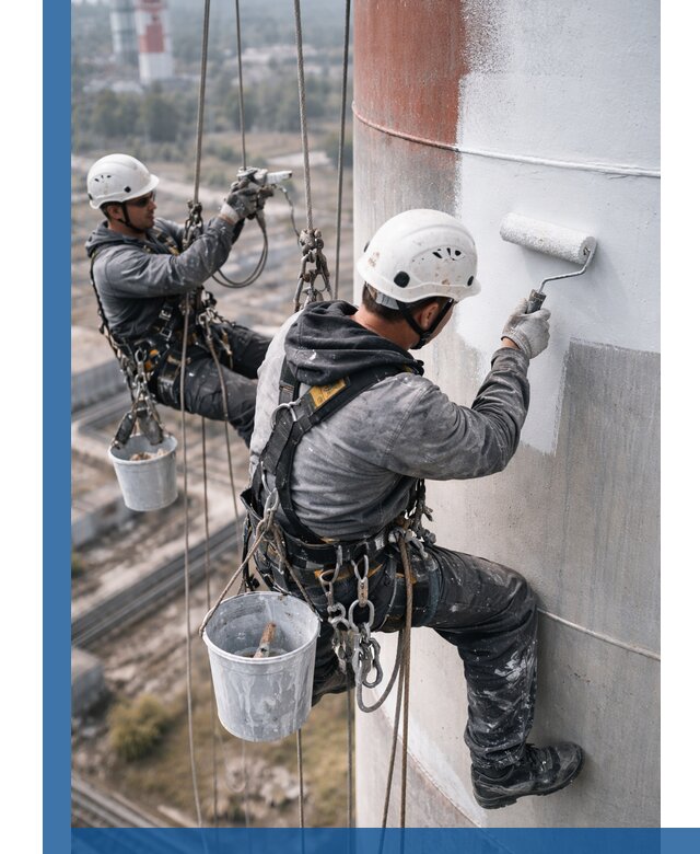 Покраска дымовых труб в Видном: антикоррозийная защита и восстановление
