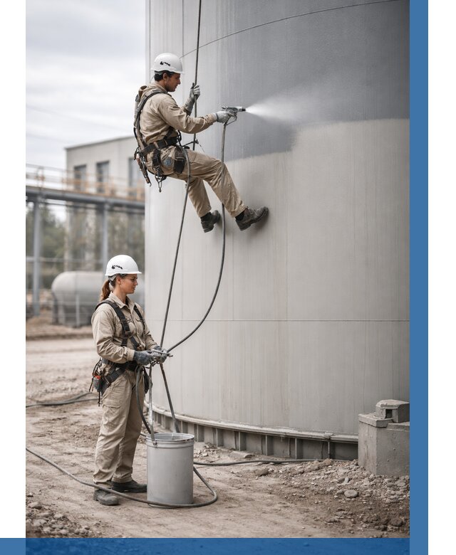 Покраска резервуаров в Видном от 1242 р. | ВЫСОТНИК-Вдн — заказать