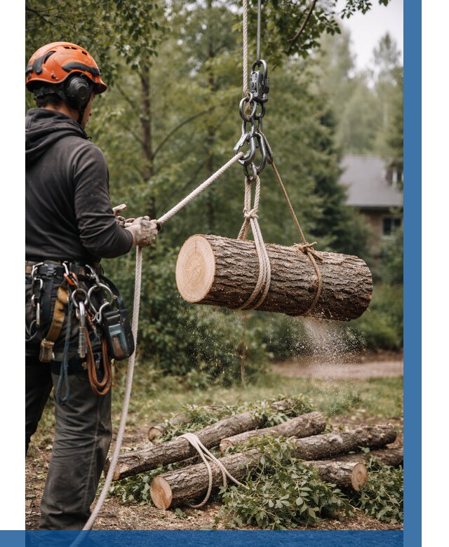Валка деревьев частями в Видном от 7763 р. | ВЫСОТНИК-Вдн