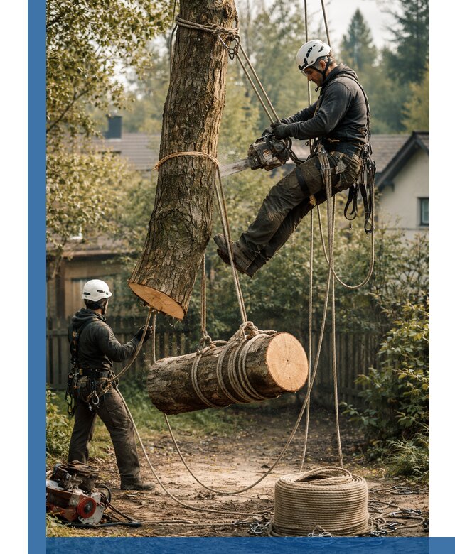 Валка деревьев частями в Видном, безопасно и аккуратно