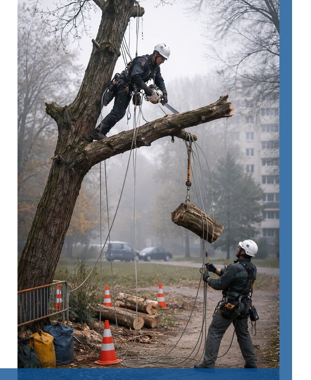 Удаление аварийных деревьев в Видном от 15525 р. | ВЫСОТНИК-Вдн
