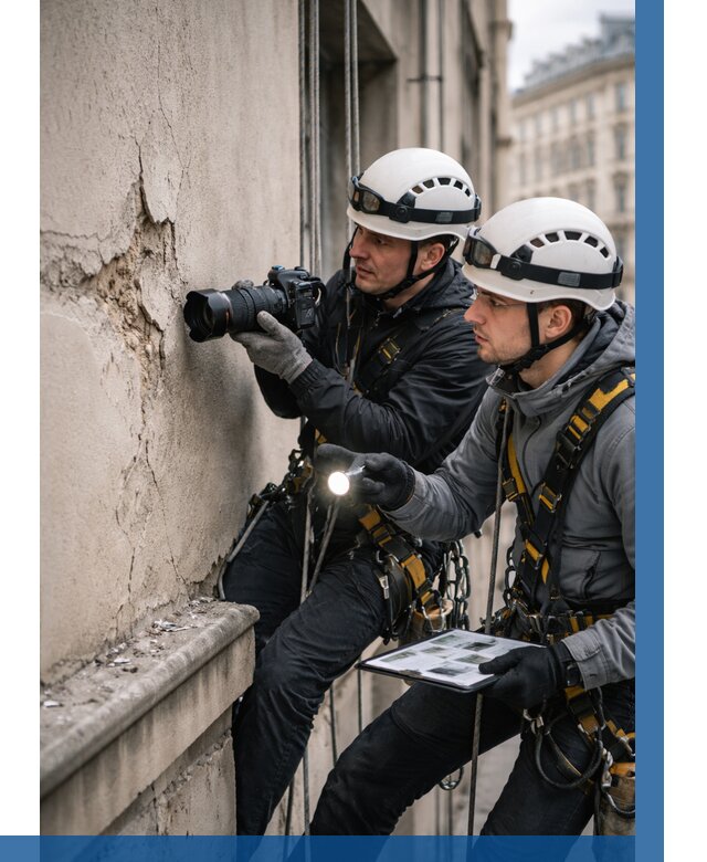 Фотофиксация дефектов фасада в Видном от 4658 р. | ВЫСОТНИК-Вдн