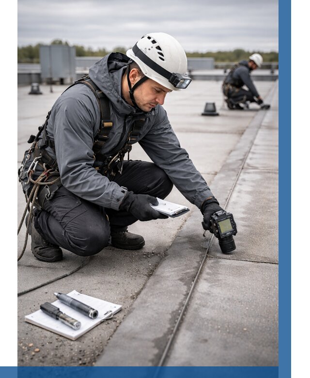 Обследование кровли на протечки в Видном от 4658 р. | ВЫСОТНИК-Вдн