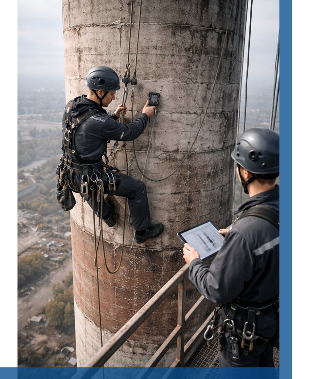 Обследование дымовой трубы в Видном от 8280 р. | ВЫСОТНИК-Вдн