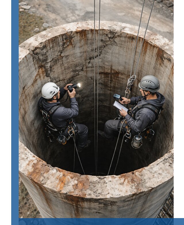 Обследование дымовой трубы: диагностика и оценка состояния в Видном