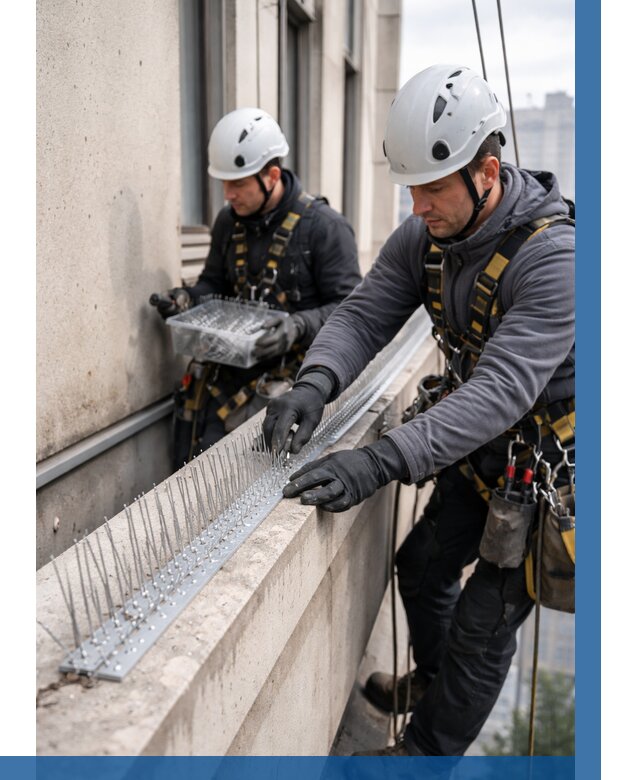 Установка шипов от птиц в Видном от 880 р. | ВЫСОТНИК-Вдн