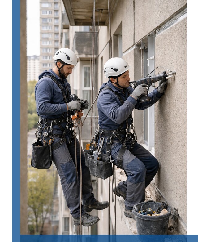 Промышленные альпинисты высотные работы и монтаж в Видном